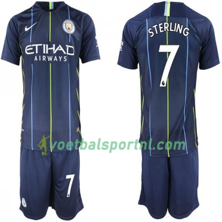 Manchester City Sterling 7 Kind Uit Tenue 2018-19 Manchester City Sterling 7 Kind Uit Tenue 2018-19